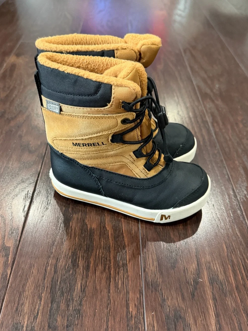 Merrell Snowbank 2 Waterproof Boy Brown Winter Boot Size 10M